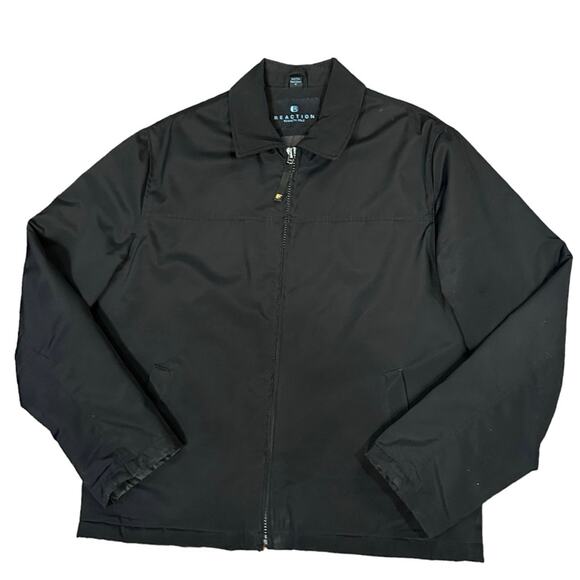 Kenneth Cole Reaction Mens Size Large Polyester Black Full Zip Jacket - Picture 1 of 6